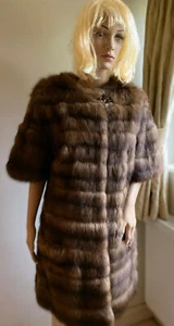 New natural Barguzin sable vest coat, Italian, Size 44 (IT) - Picture 1 of 9