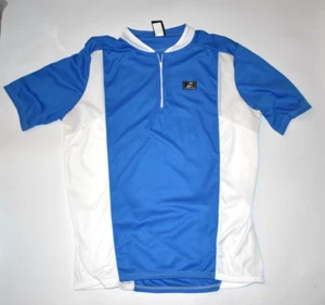 Camicia bicicletta Performance XXL blu/bianco 100% poliestere - Foto 1 di 12