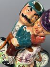 Vintage Daisy Bell bud vase Staffordshire England Pottery Hand Painted Mint-