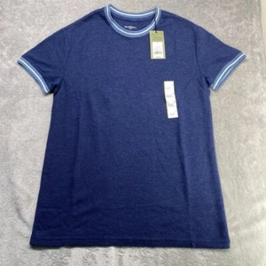 Goodfellow & Co. Herren T-Shirt Standard Fit dunkelblau Piqué Strick Gr. S - Bild 1 von 8