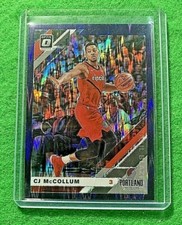 CJ MCCOLLUM OPTIC PRIZM CARD JERSEY#3 TRAIL BLAZERS 2019-20 Panini Donruss Optic