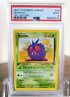 1999 Vintage Pokemon Card - 1st Edition Venonat 63/64 - Jungle - PSA 9