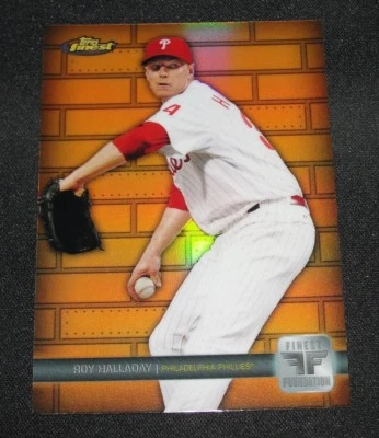 2011 Finest ROY HALLADAY Foundation #FF02 Orange Refractor Philadelphia PHILLIES - Image 1 of 2