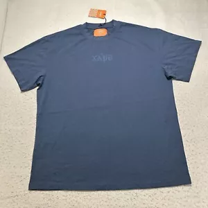 NAPD Not A Pipe Dream Men's Medium Blue Short Sleeve Crewneck Graphic T Shirt - Picture 1 of 12