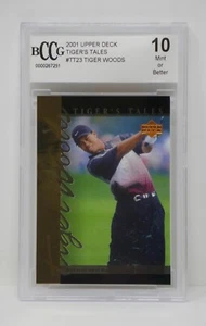 2001 Upper Deck Tiger's Tales #TT23 Tiger Woods Rookie BCCG 10 MINT OR BETTER - Picture 1 of 4