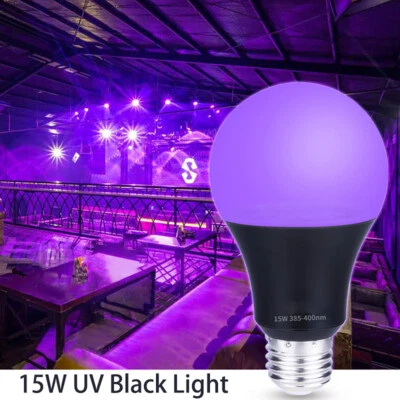 9.5W/15W Led Ultraviolet Black Light Uv Bulb Glow in the Dark Ultra Violet Neon - Image 1 of 4