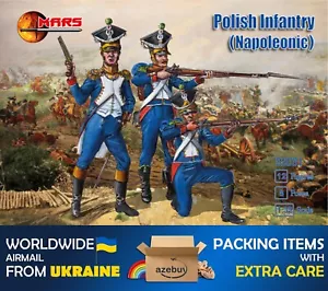 Kit modellino plastica fanteria polacca (Napoleonica) scala 1/32 figure marziane 32031 - Foto 1 di 12