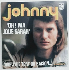 JOHNNY HALLYDAY (noël) - OH ! MA JOLIE SARAH ( CD RARE ) - Picture 1 of 2
