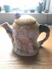 Quirky Kitch Bunny Family Teapot Vintage Perfect Condition Retro Novelty