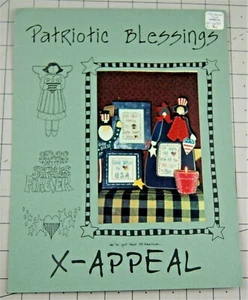 PATRIOTIC BLESSINGS Counted Cross Stitch Leaflet by X-Appeal - Picture 1 of 1