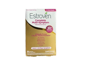 Estroven Alivio Completo Multi-Síntoma Menopausia, 84 Comprimidos EXP 07/2026 - Imagen 1 de 5