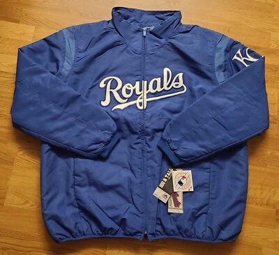 Majestic Therma Base Authentic Kansas City Royals Jacket Full Zip B & T 3XL NWT - Image 1 of 2