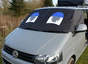 VW Screen Cover Transporter T5 Window Curtain Wrap Frost Protection Blinds Eyes - Picture 1 of 6