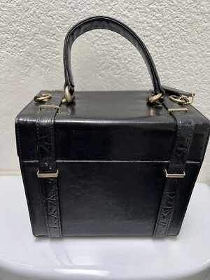 Bolso de mano vintage caja azul Foto 1 de 4