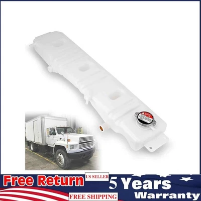 Radiator Coolant Overflow Tank Assembly For 80-99 Ford F600 F700 F800 F6HZ8A080B Foto 1 de 4