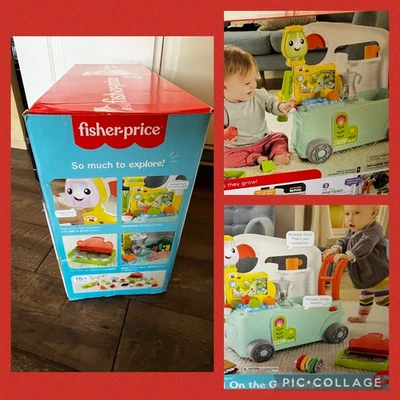 Fisher-Price Laugh & Learn 3 em 1 On-the-Go Camper Walker Play-Set (Novo Outro) - Imagem 1 de 4