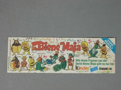 HPF-BPZ: Beipackzettel "Biene Maja" 1986, nicht top, 100% original - Bild 1 von 4