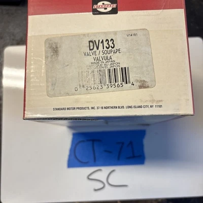 Válvula de retención de bomba de inyección de aire secundaria Standard Motor Products DV133 nueva Foto 1 de 4