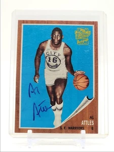 AL ATTLES 2005-06 TOPPS ALL-TIME FAN FAVORITES IP AUTOGRAPH AUTO Q3686 - Picture 1 of 2