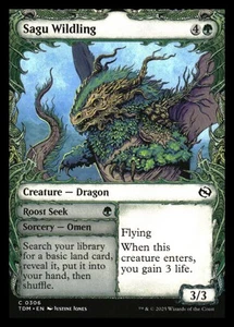 Sagu Wildling VETRINA Tarkir: Dragonstorm MTG NM - Foto 1 di 1