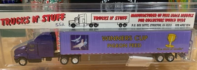 Camiones raros N' Stuff 1/87 fábrica de semillas Ceres, CA. Remolque tractor con furgoneta seca 53' Foto 1 de 4