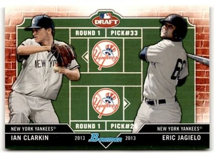 Ian Clarkin/Eric Jagielo 2013 Bowman Draft Picks & Prospects Dual Draftee #DD-CJ - Foto 1 di 2