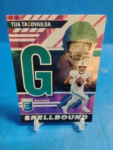 2023 Donruss Elite Incantesimo "G"Tua Tagovailoa Rosa #SB-TT3 Delfini - Foto 1 di 2