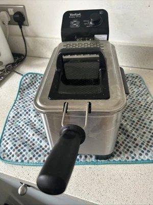Tefal Easy Pro Deep Fryer F59M 3L Stainless Steel Semi-Professional Fryer - Image 1 of 3