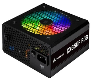 Corsair CX650F RGB 650W 80 Plus Bronze Certified Fully Modular PSU - PSU Only - Picture 1 of 5
