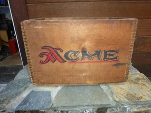 Caja de madera Acme Brewing Company Los Angeles con detalles de milano - Imagen 1 de 6