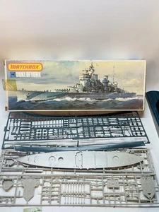Matchbox escala 1:700 HMS Duke of York acorazado modelo kit (PK-352) sin montar - Imagen 1 de 9