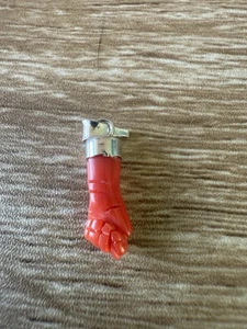 Mano In Corallo Rosso e Argento 925 - Foto 1 di 5
