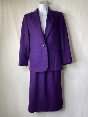 Traje de lana Pendleton vintage para mujer talla 4 años 60 ropa profesional corporativa hombres locos Foto 1 de 4