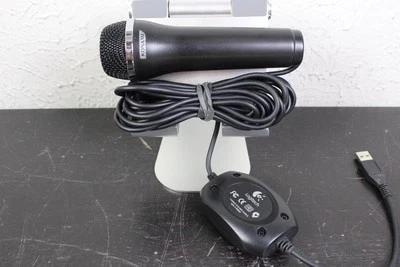 Konami Logitech Wired USB Microphone A-0060A For Xbox 360 PS3 Wii & PC - Image 1 of 3