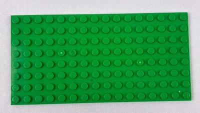 Placa Lego 8 x 16 parte 92438 Placa Base Plataforma de Construcción 8x16, Verde. Foto 1 de 4