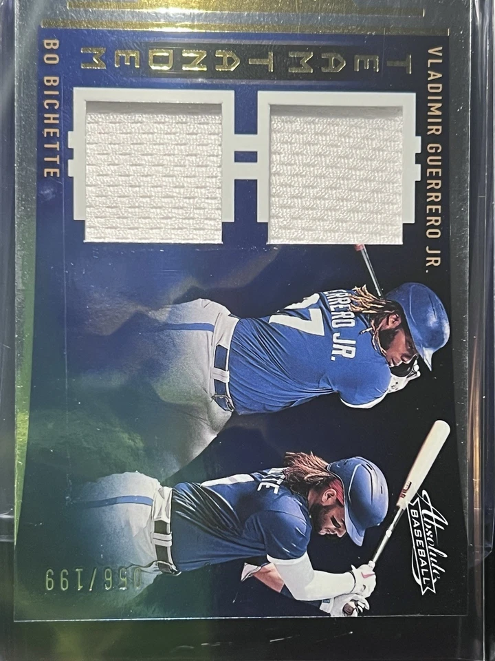 ⚾️2022 Panini Absolute Tandem Bo Bichette/Vlad Jr. Dual Relic #056/199 🔥 - Image 1 of 3