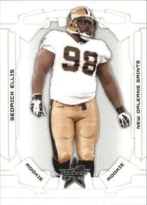 2008 Leaf Rookies and Stars #176 Sedrick Ellis RC /999 - FB - Image 1 of 2