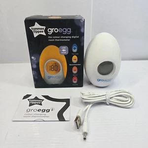 GroEgg2 Digitales Farbwechsel-Raumthermometer & Nachtlicht (USB) NEU - Bild 1 von 1