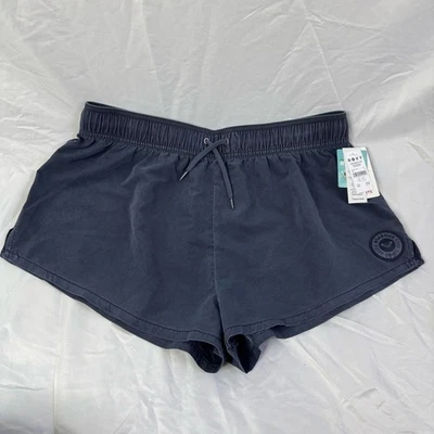 Women's Gray/Blue Roxy No Bad Waves Board Shorts, Size XL, NWT - Image 1 of 4