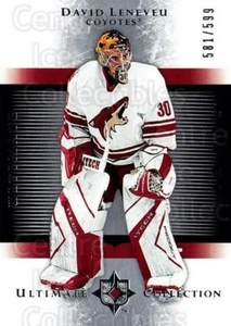 2005-06 UD Ultimate Collection #163 David LeNeveu - Picture 1 of 1