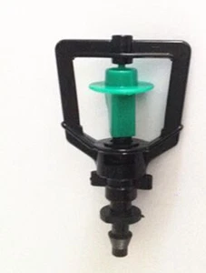 10 piezas Humidificador de invernadero 1/4 manguera rociador boquilla giratoria - Imagen 1 de 1