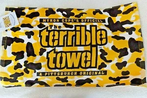 Pittsburgh Steelers Black and Gold Camo Terrible Towel - Picture 1 of 2