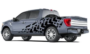Tire Truck side graphics stickers decals compatible with Ford F150 - Picture 1 of 15