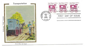 1903  9.3c Mail Wagon 1880s, coil, Colorano, FDC - Picture 1 of 1