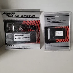 Audiovox Auto Security Lot Motion AA-9091 & Glass Breakage AA-9092 Dectors - Picture 1 of 6