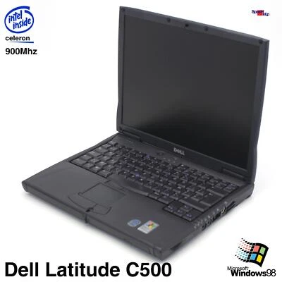 DELL LATITUDE C500 NOTEBOOK LAPTOP WINDOWS 98 PARALLEL LPT CELERON 900MHZ 60GB - Bild 1 von 4