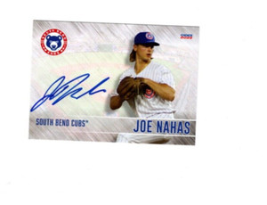 Joe Nahas 2023 South Bend Cubs signed autograph baseball card Pottsville PA c