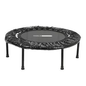 36 Inch Portable Foldable Mini Trampoline Fitness Rebounder with 5 Level Adju... - Picture 1 of 9