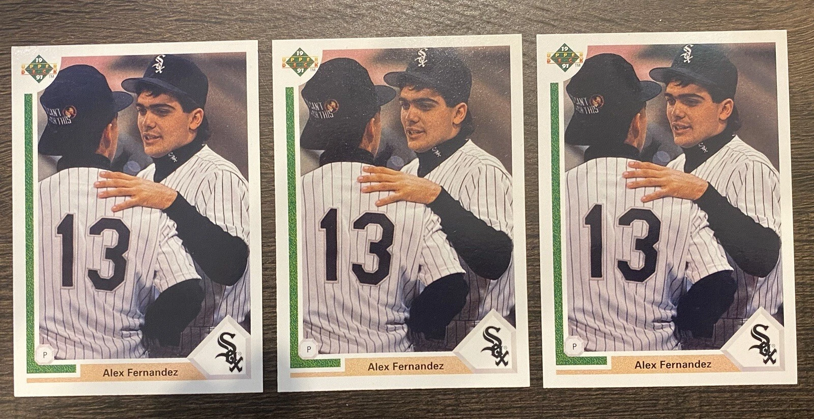 1991 Upper Deck UD Alex Fernandez White Sox Lot (3) 645
