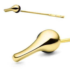Qualihome Toilet Handle Replacement (Brass Polished, Front Mount) - Picture 1 of 1